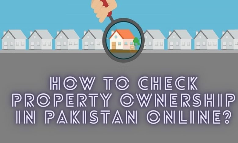 How to Check Property Ownership in Pakistan Online