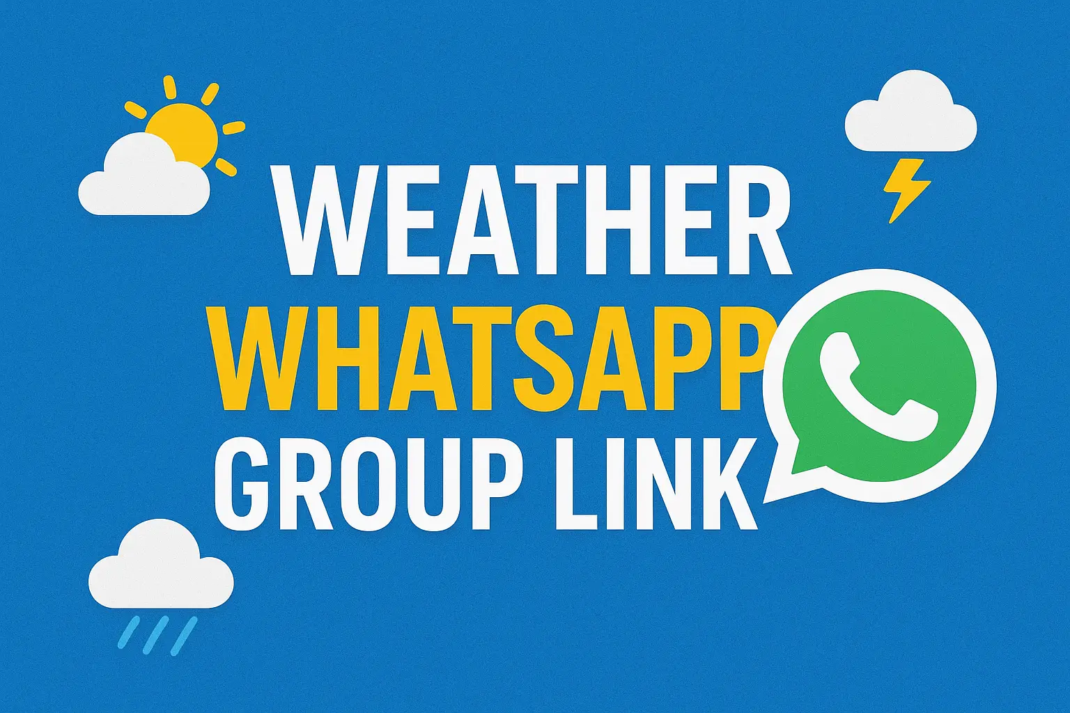 Weather WhatsApp Group Link
